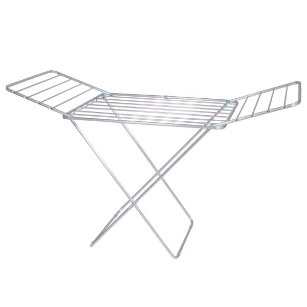 TENDEDERO DE PISO CON ALAS - MAXI - ALUMINIO metal