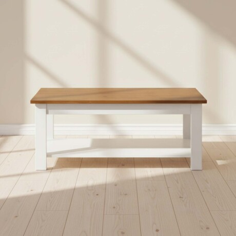 MESA RATONA CENTRAL MADERA BLANCO AGATA BCO/NAT
