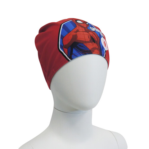 Gorra de Natación Infantil Talle Único Spiderman Rojo