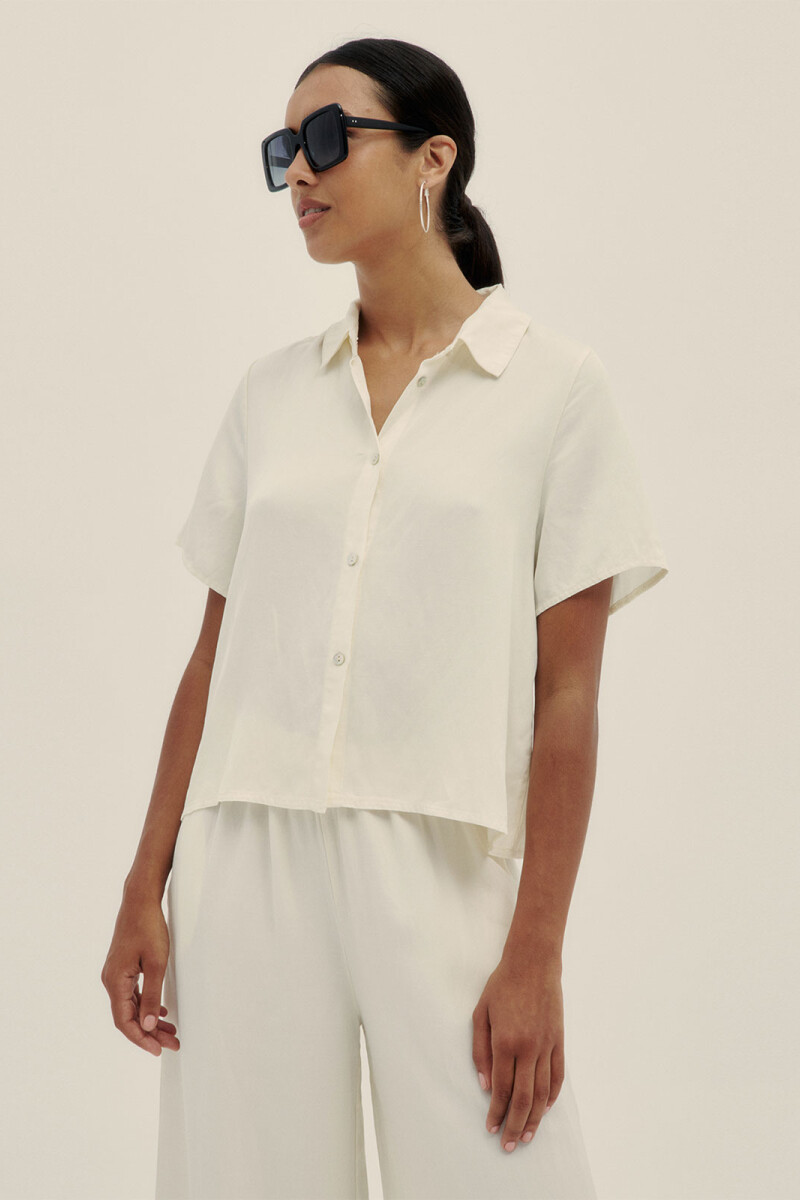 SHORT SLEEVE SHIRT Cream