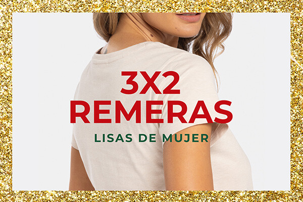 3x2 EN REMERAS