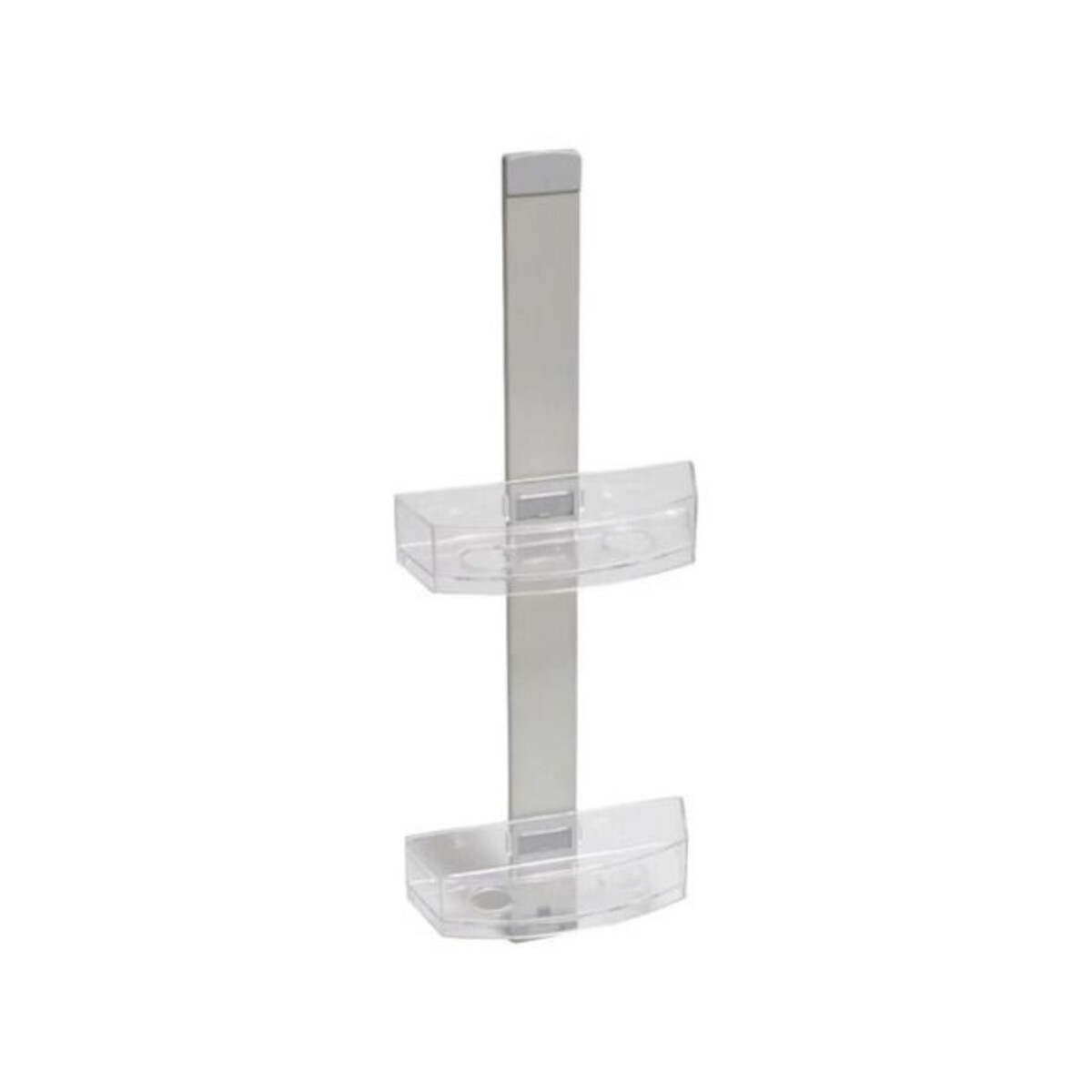 Organizador colgante de ducha en aluminio con estantes 