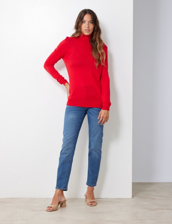 Polera Cashmere ROJO