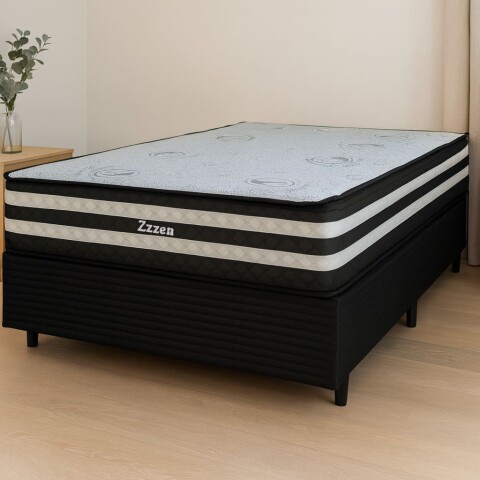 Sommier ZZZEN Oggo® - Espuma EPS - GARANTIA 1 AÑO 1y1/2 Plaza - 110 cm