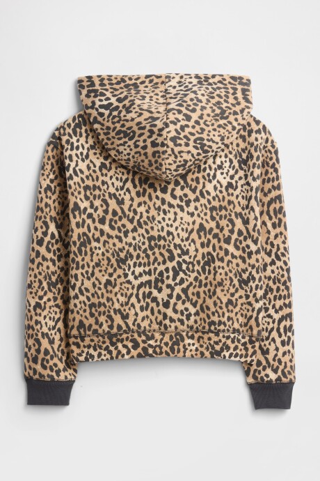 Canguro Logo Gap Con Cierre Niña Leopard