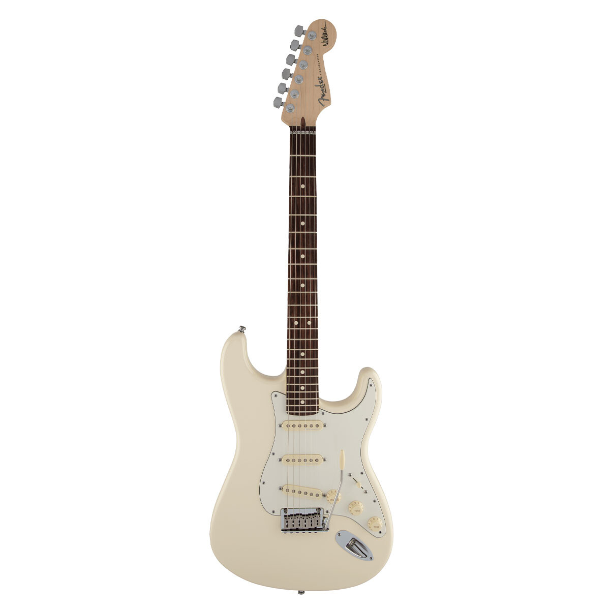 Guitarra Electrica Fender Strato Jeff Beck Olympic White 