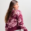Saco Flower Slowly Burdeo