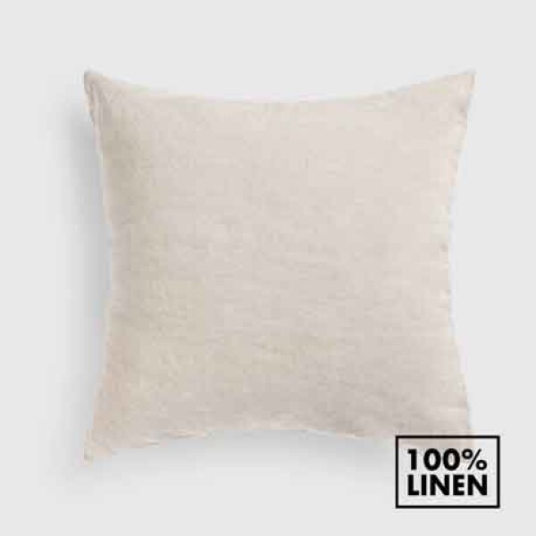 Funda de almohadón LINO Blanco - Medium