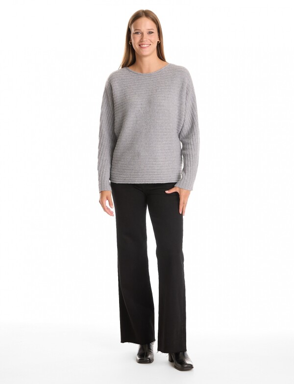 Buzo Ribs Dolman GRIS
