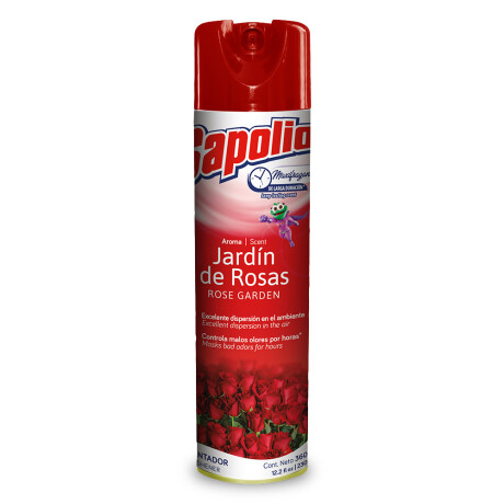 DESODORANTE AMBIENTE SAPOLIO AEROSOL 360 ML JARDIN ROSAS DESODORANTE AMBIENTE SAPOLIO AEROSOL 360 ML JARDIN ROSAS