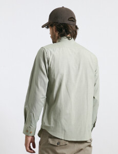 012487 CAMISA HARRINGTON LABEL Kaki