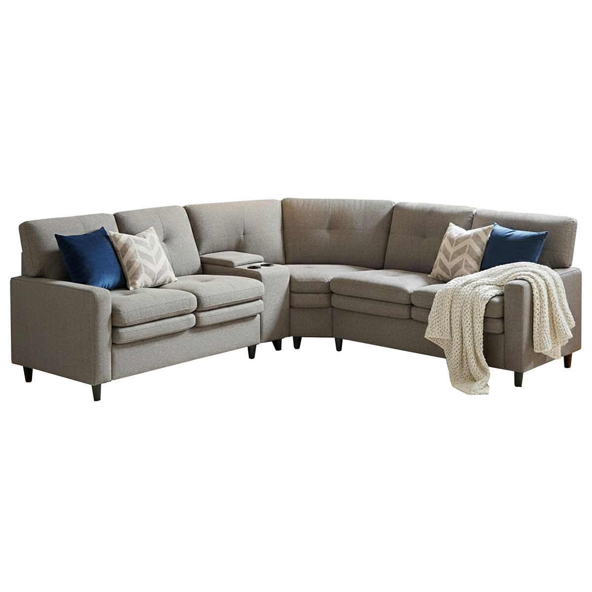 SOFÁ SILLÓN ESQUINERO RINCONERO - CON POSA VASOS 