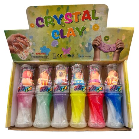 Slime Brillante con Capibara Squishy y Pelotitas 001