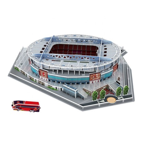 Puzzle 3D Maqueta de Estadio Emirates en Londres 85 Pzas Gris