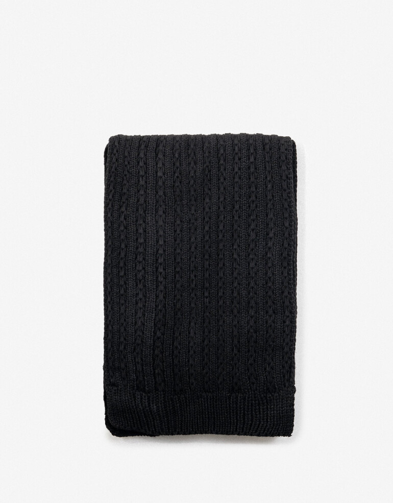 Bufandas Special Price Bufanda Tejida - Negro