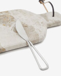 Set de tabla de cortar pequeña y cuchillo Suka de mármol beige Set de tabla de cortar pequeña y cuchillo Suka de mármol beige