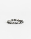 Pulseras Elásticas Piedra Pulsera De Piedras Men´s Collection - Gris Melange