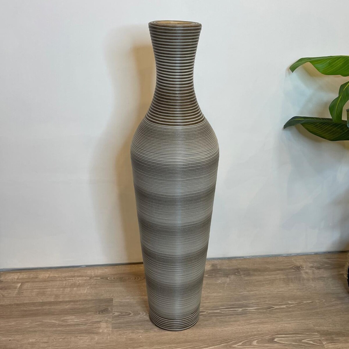 Jarron florero Decorativo Rattan 80cm 