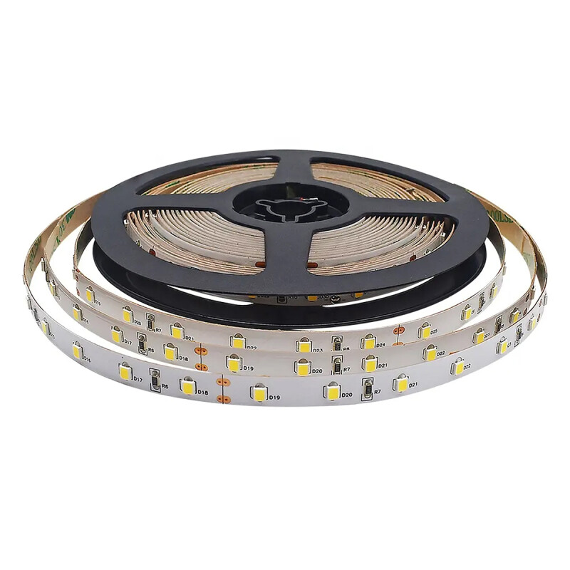 Cinta luz led cálida 5 mts + Transformador rgb 3528 CALIDO