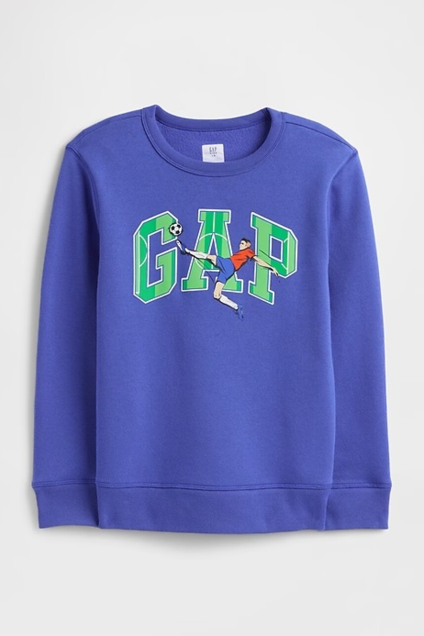 Buzo Medio Cierre Niño Dazzling Blue 183949Tc