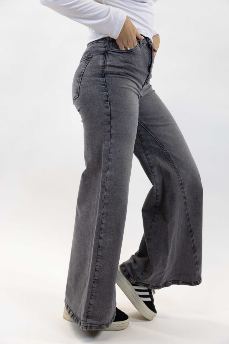 Jean mega ancho Gris