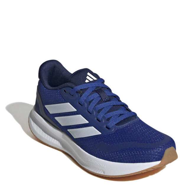 Championes Unisex Adidas Run Falcon 5 JRS Azul Francia - Blanco