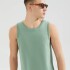 CAMISETA REGATA MASC AZUL CARIBE/CHUMBO/BLANCO