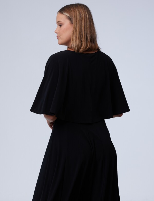 Vestido Overlayer NEGRO