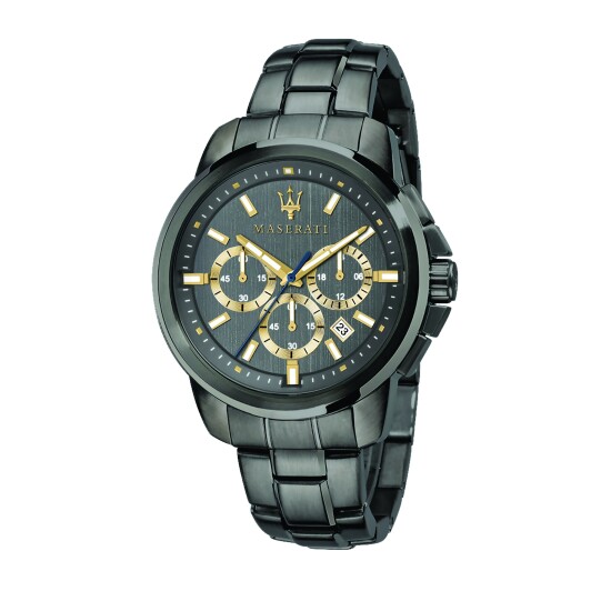 Reloj MASERATI SUCCESSO Acero Negro Esfera 44mm 0