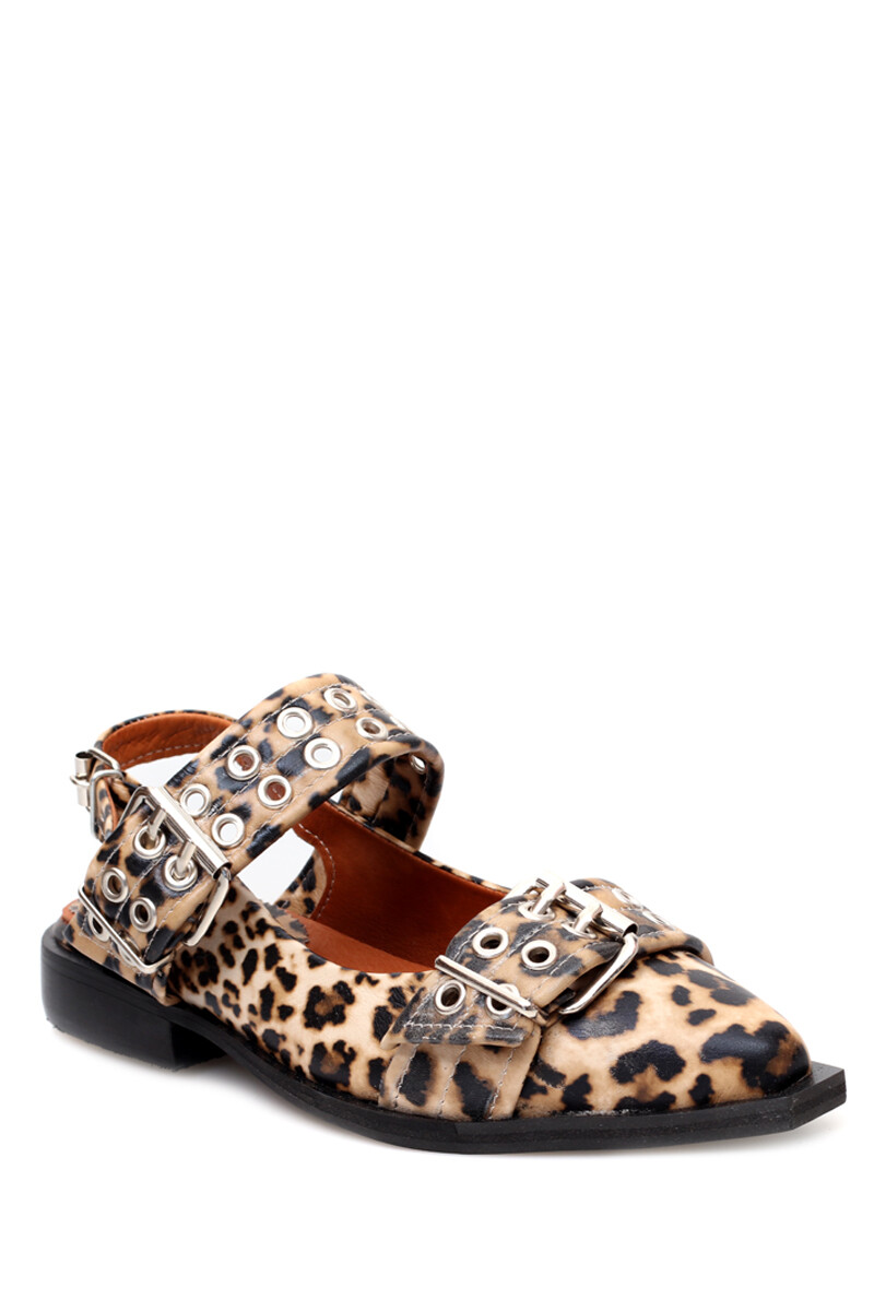 Sandalia Pekin Leopardo