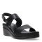 Sandalias de Mujer Lady Confort BORGER con plataforma Negro