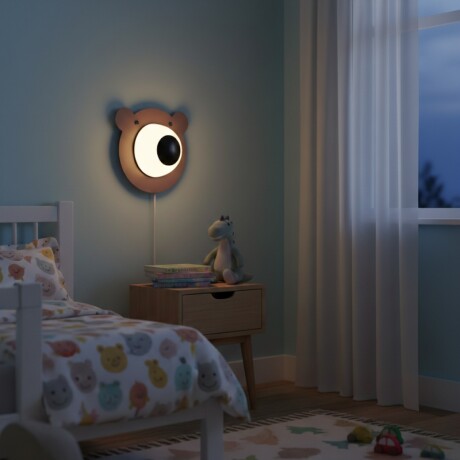 LUMINARIA DE PARED BEAR Luminaria de Pared Bear Marrón
