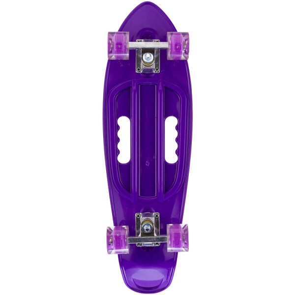 Skate Longboard Patineta Ruedas Siliciona Trucks Aluminio Color Variante Violeta