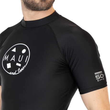 Lycra Hombre Maui and Sons - SolarGuard - Negro Lycra Hombre Maui and Sons - SolarGuard - Negro