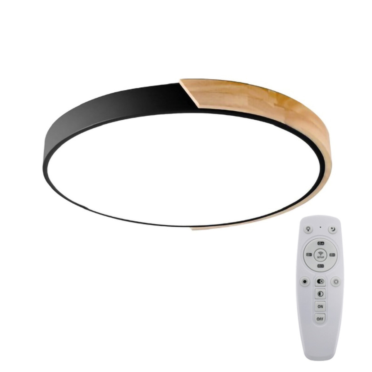 Panel LED Redondo Cerchio CCT con Control Remoto 18 W ø 30 cm 