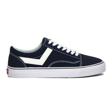 Champion Pony Old School Casual Lona-Gamuza Navy S/C