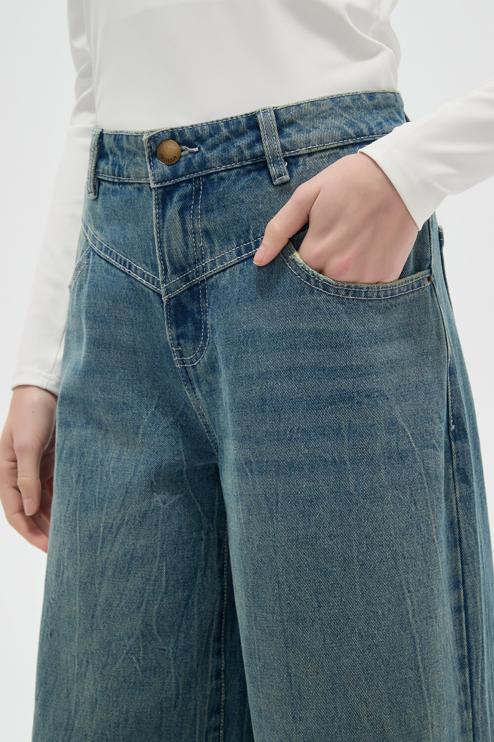 Pantalon Evara Azul Claro