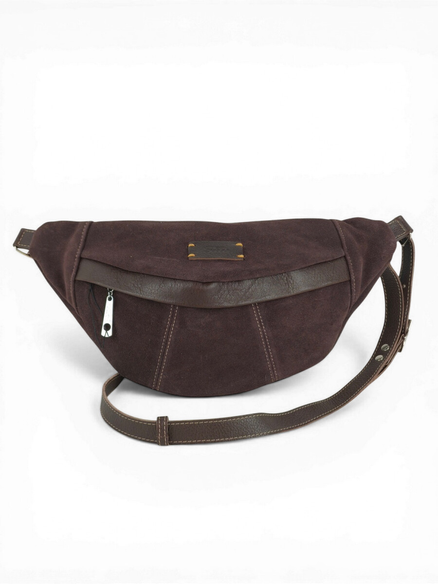 Riñonera Grande de Cuero - Des choco 