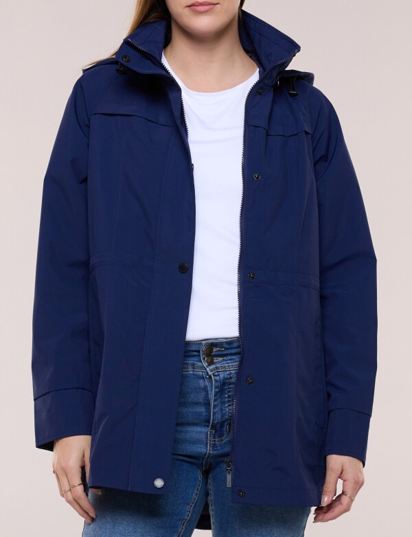 Campera Liviana Impermeable AZUL