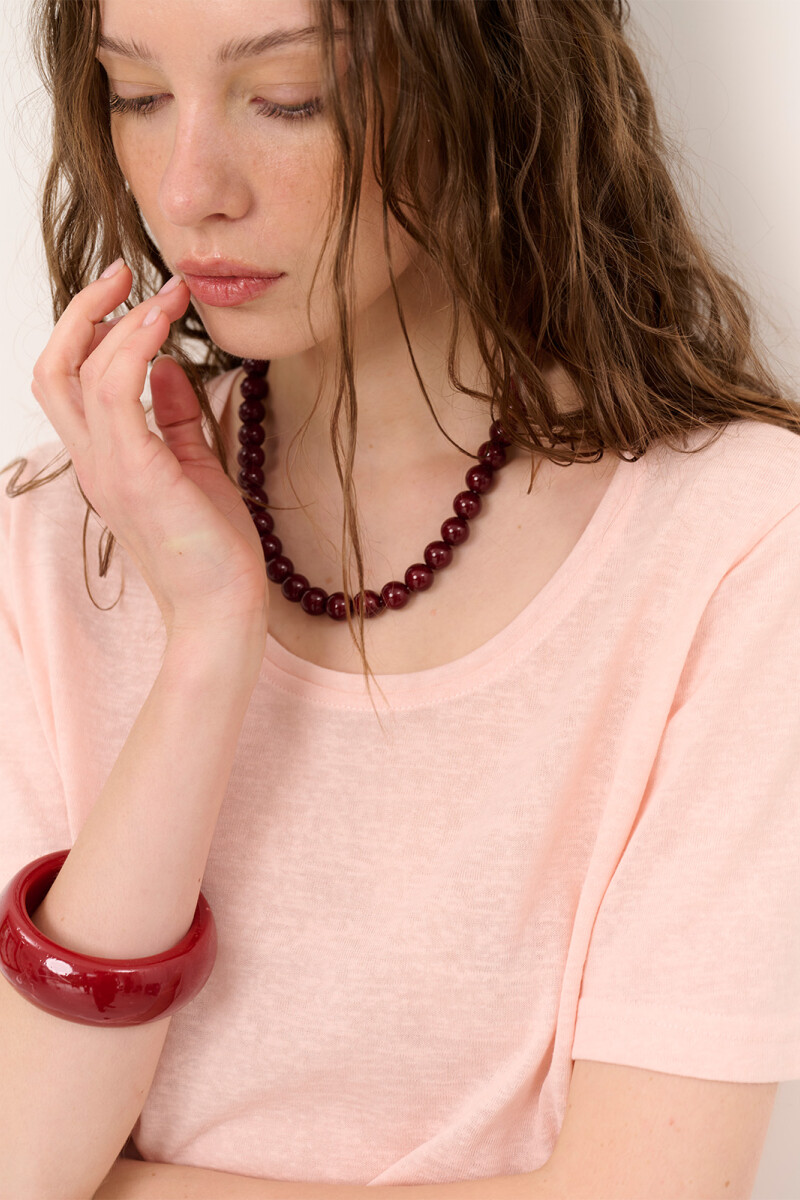 REMERA FLAMEE ROSA