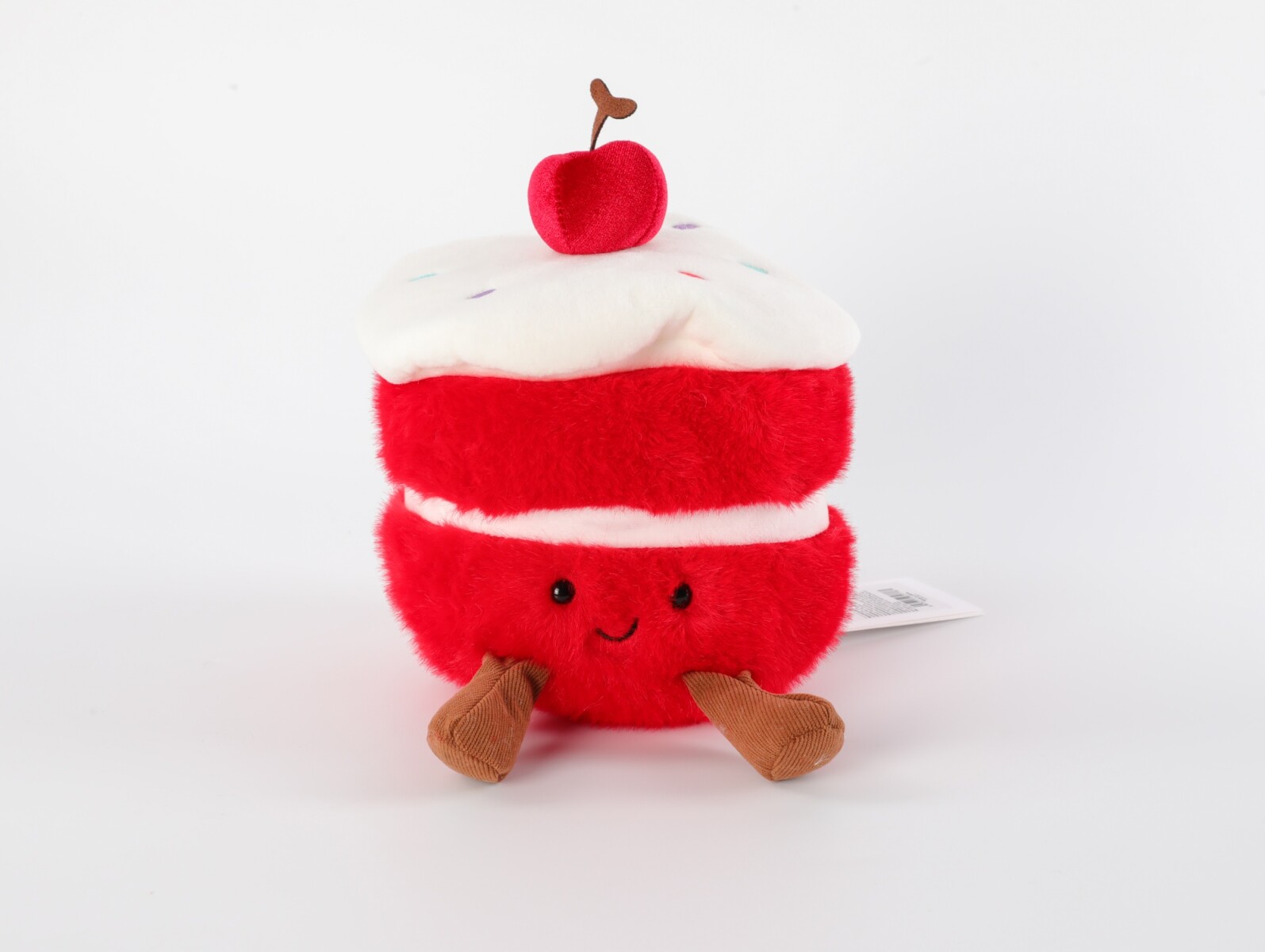 PELUCHE DE FRUTA 23 CM (PASTEL DE CEREZA) 
