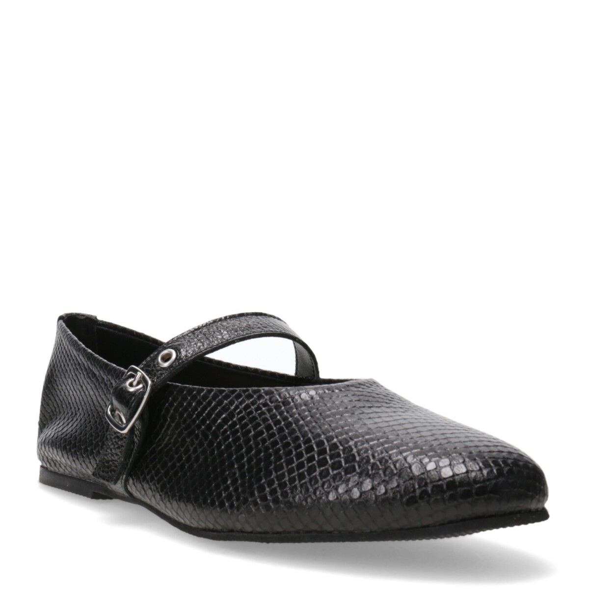 Zapatos de Mujer Miss Carol Efecto Croco - Negro 