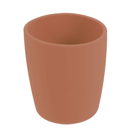 Vaso de Entrenamiento Irrompible p/ Bebés Niños en Silicona Salmón