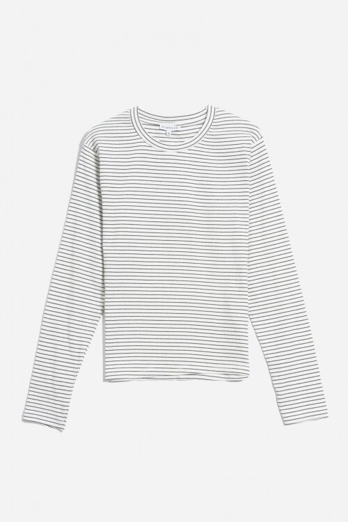Remera cuello a la base BLANCO