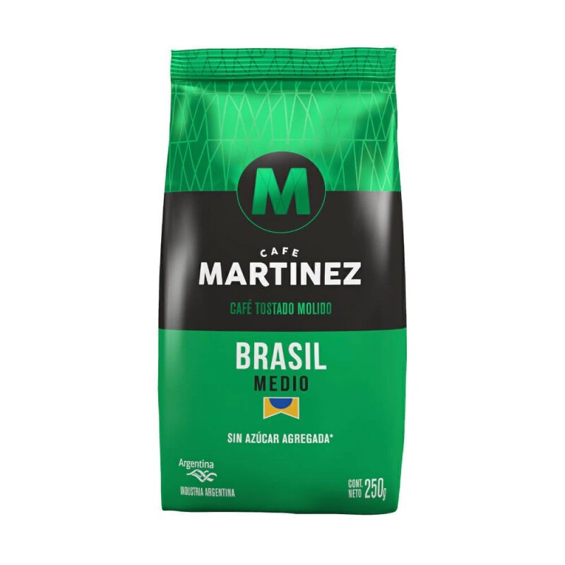Café Martínez Tostado Molido Medio Brasil 250g Café Martínez Tostado Molido Medio Brasil 250g
