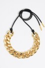 COLLAR CON CADENA Y CORDÓN DE Oro