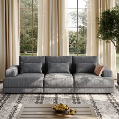 SOFA NUVOLA GRIS - 4 CUERPOS