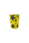 Vaso polipapel 8 oz AMARILLO STARS