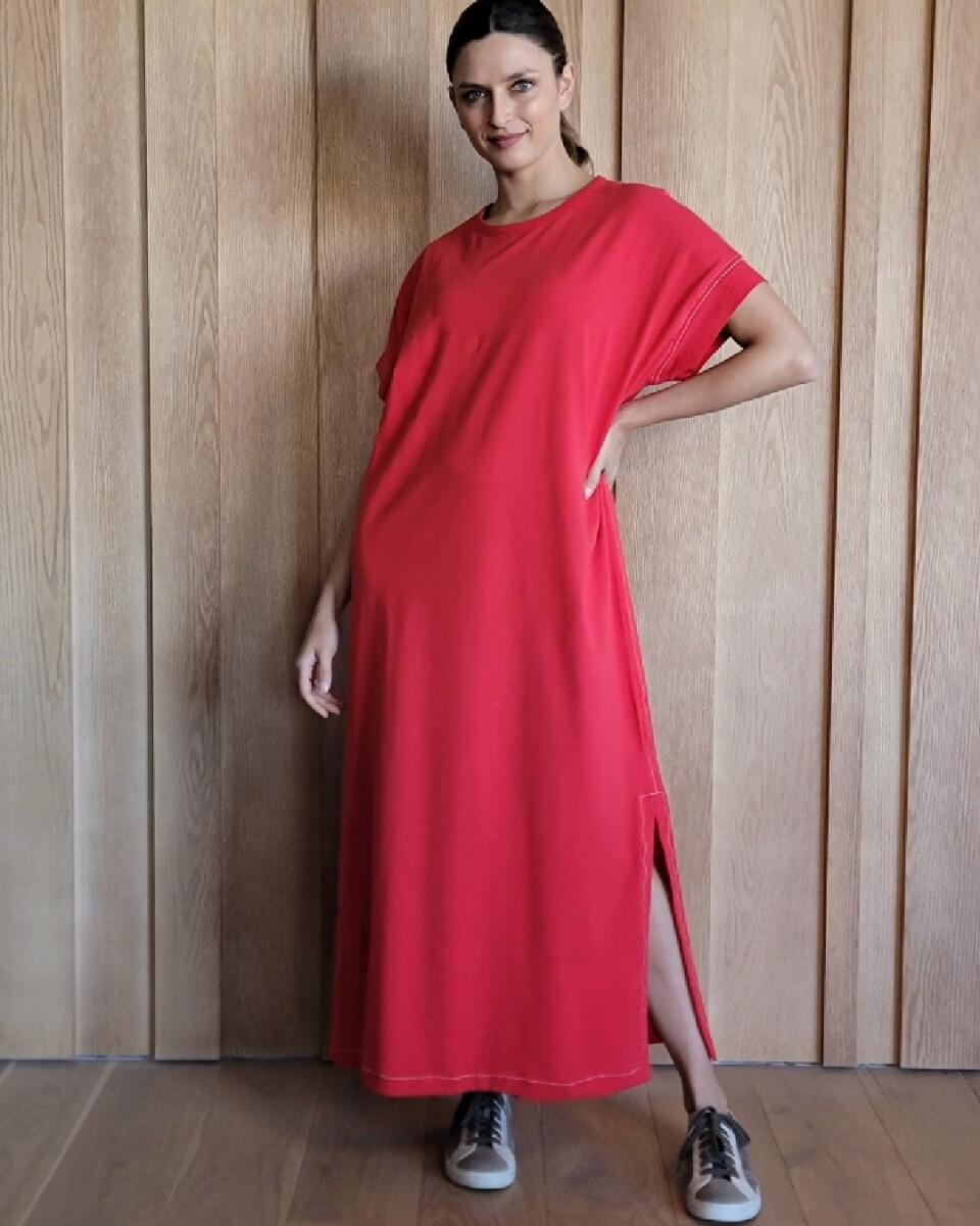 Vestido Agapanto - Rojo 