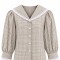 Blusa Marinera Cuadrille Beige